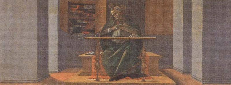 Sandro Botticelli St Augustine in his Study oil painting image